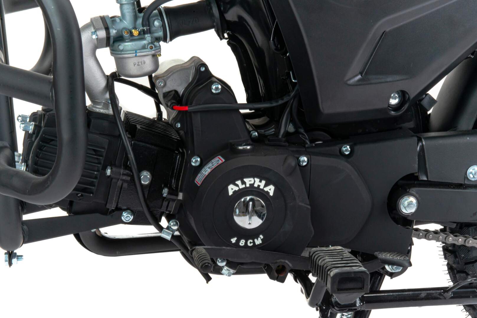 Мопед Motoland Альфа RS Forester 11 (LM48-B) черный (A)